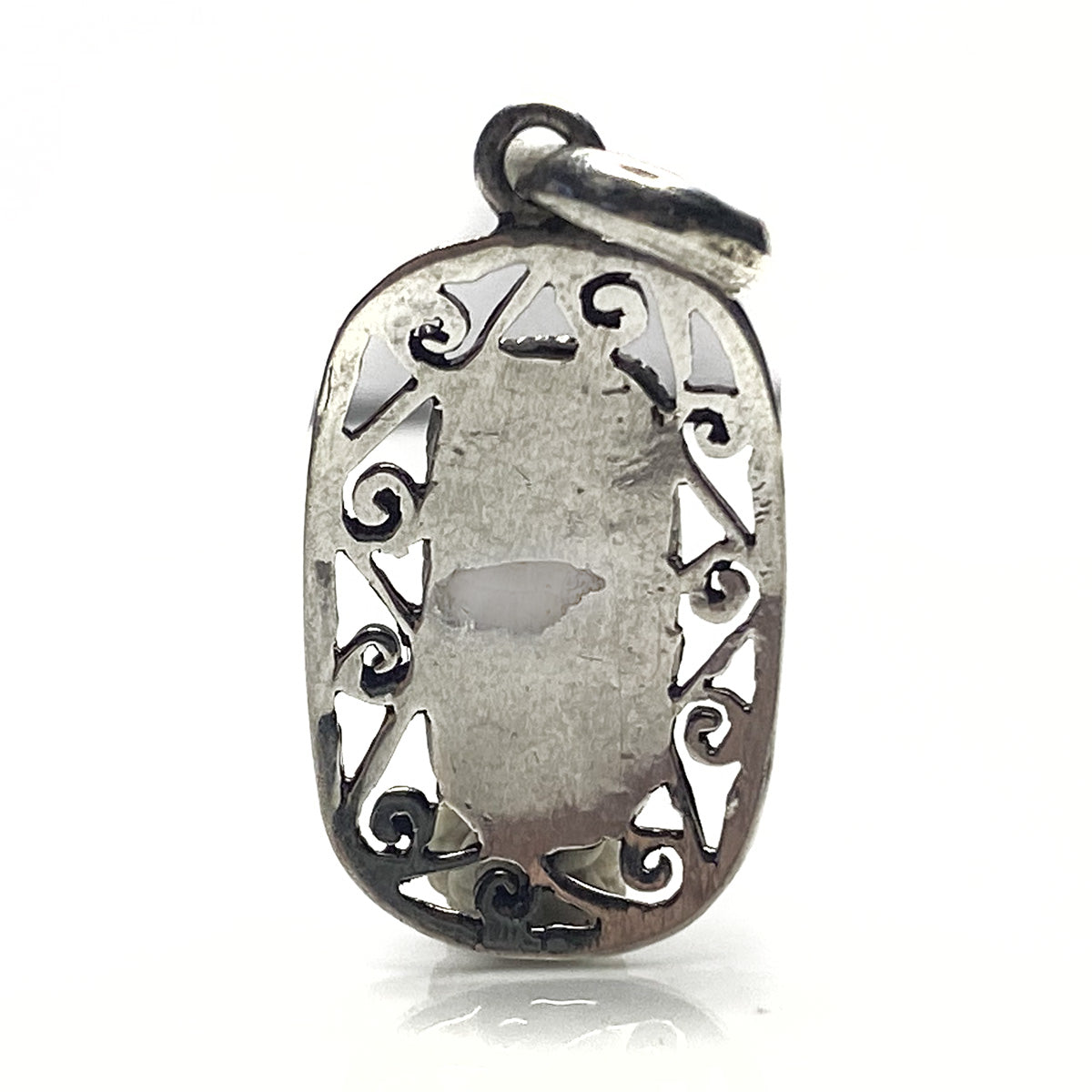 Great Lakes Boutique Silver &amp; Coral Pendant