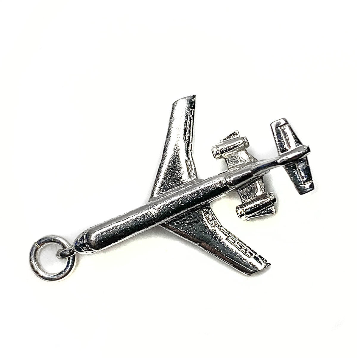 Great Lakes Boutique Wells Silver Airplane Charm