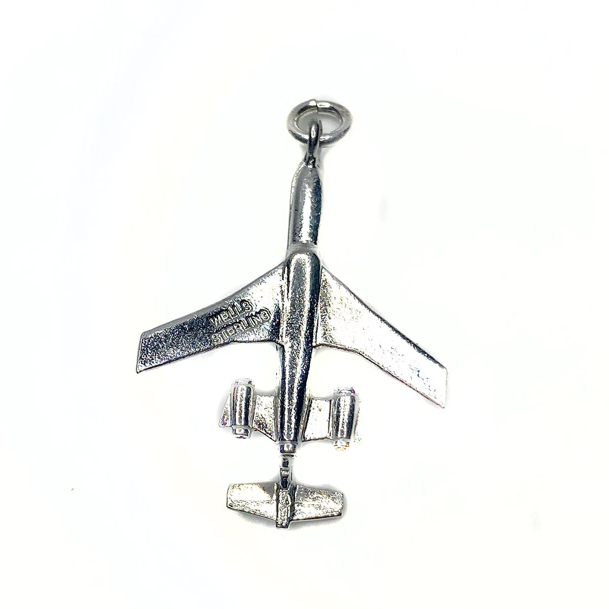 Great Lakes Boutique Wells Silver Airplane Charm