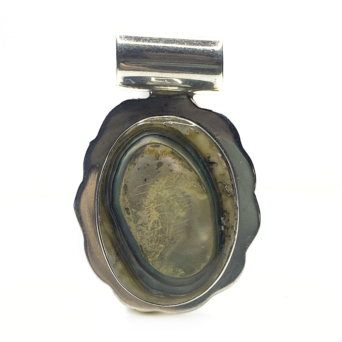 Great Lakes Boutique Silver &amp; Abalone Pendant