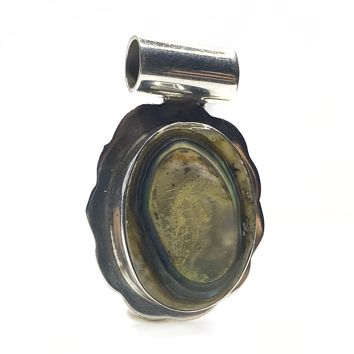 Great Lakes Boutique Silver &amp; Abalone Pendant