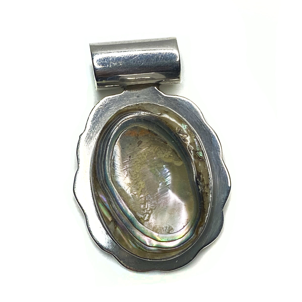 Great Lakes Boutique Silver &amp; Abalone Pendant