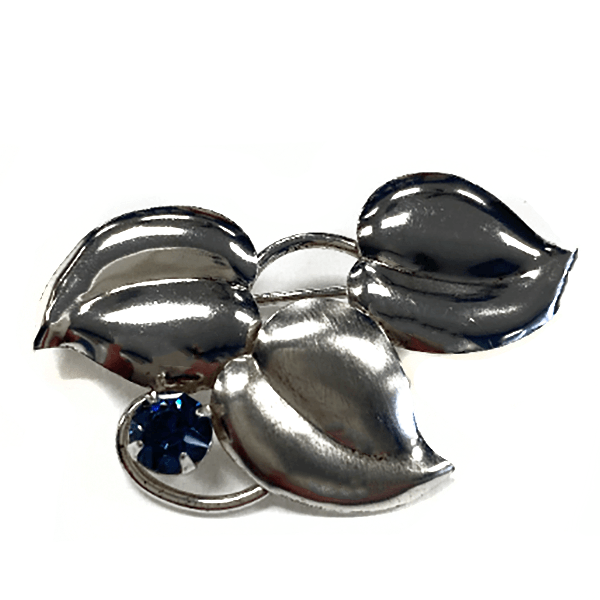Great Lakes Boutique Silver Leaf Brooch
