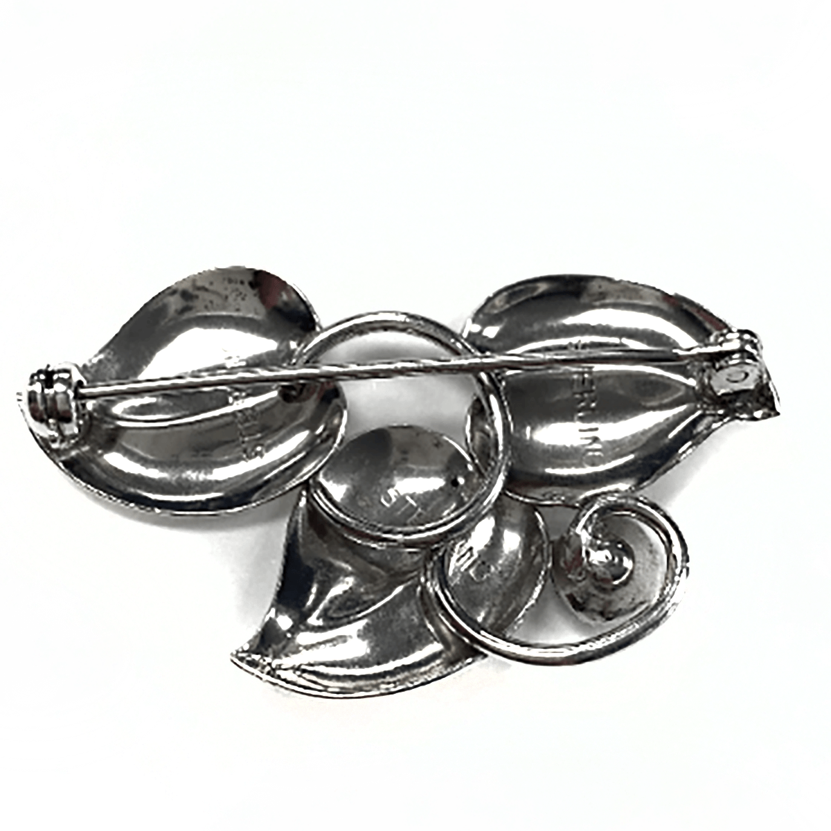 Great Lakes Boutique Silver Leaf Brooch