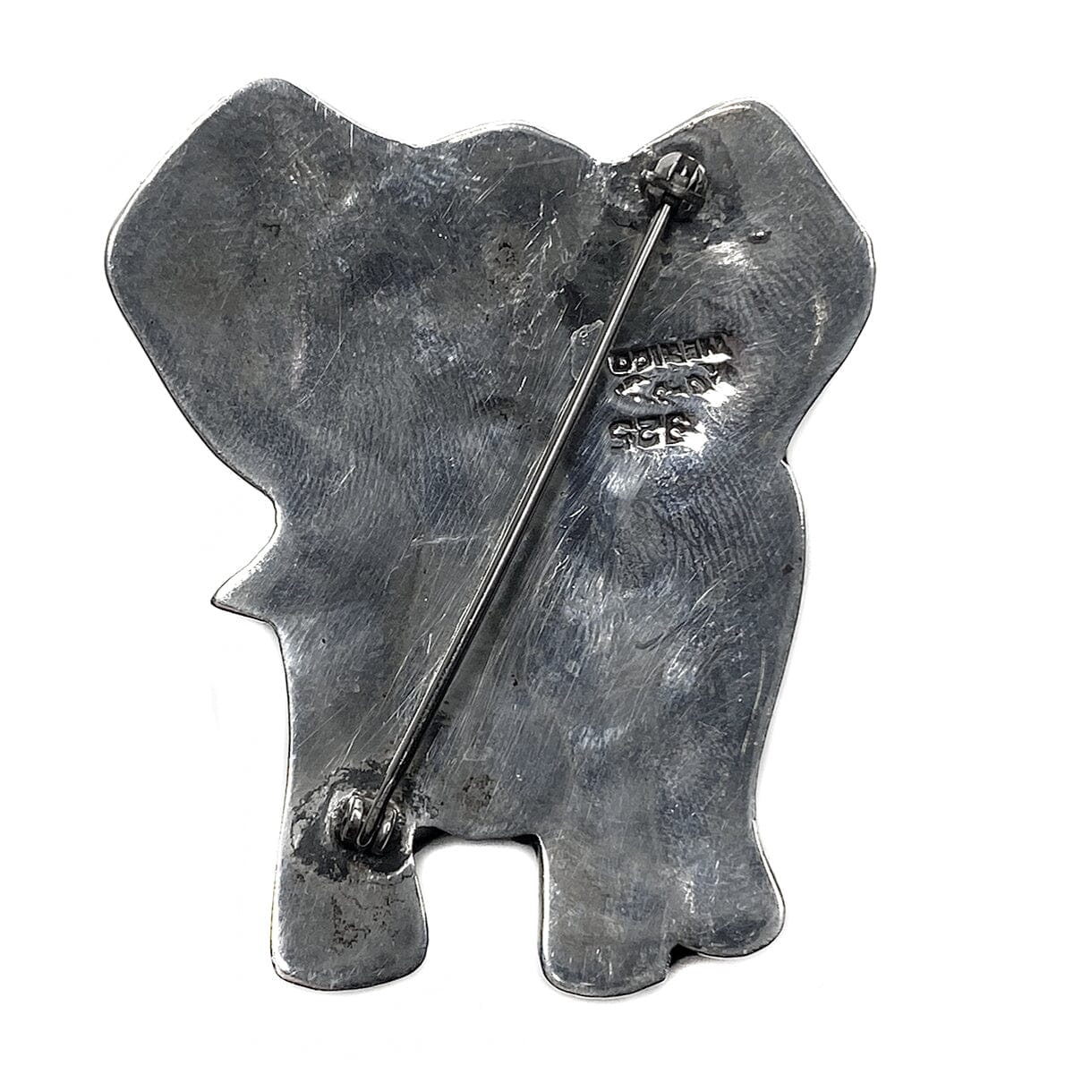 Great Lakes Boutique Silver Elephant Brooch