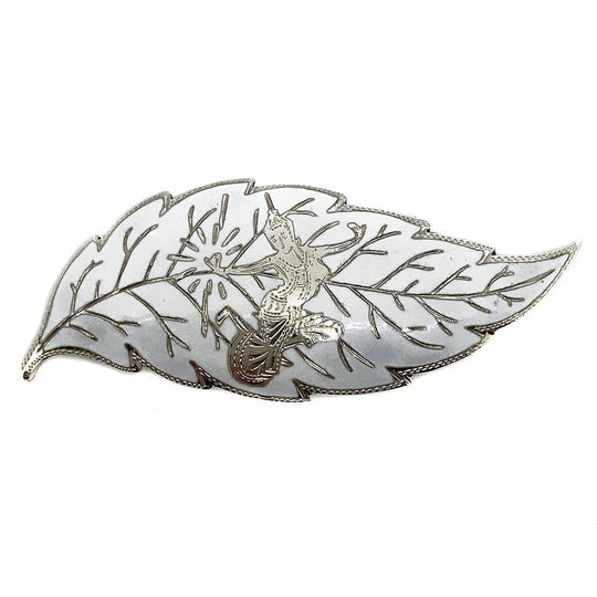 Siam Vintage Silver & Enamel Pin