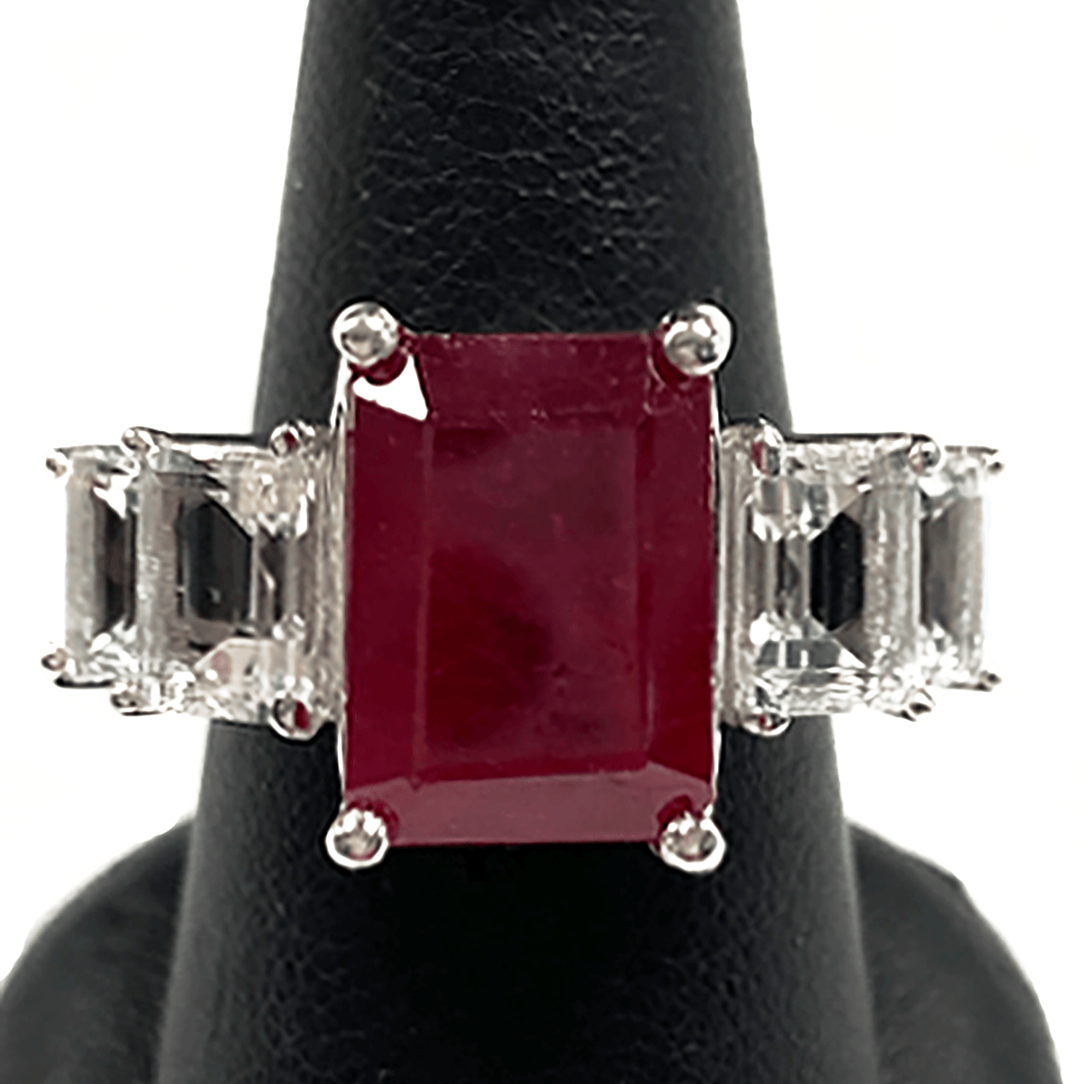 Great Lakes Boutique Silver &amp; Ruby Ring