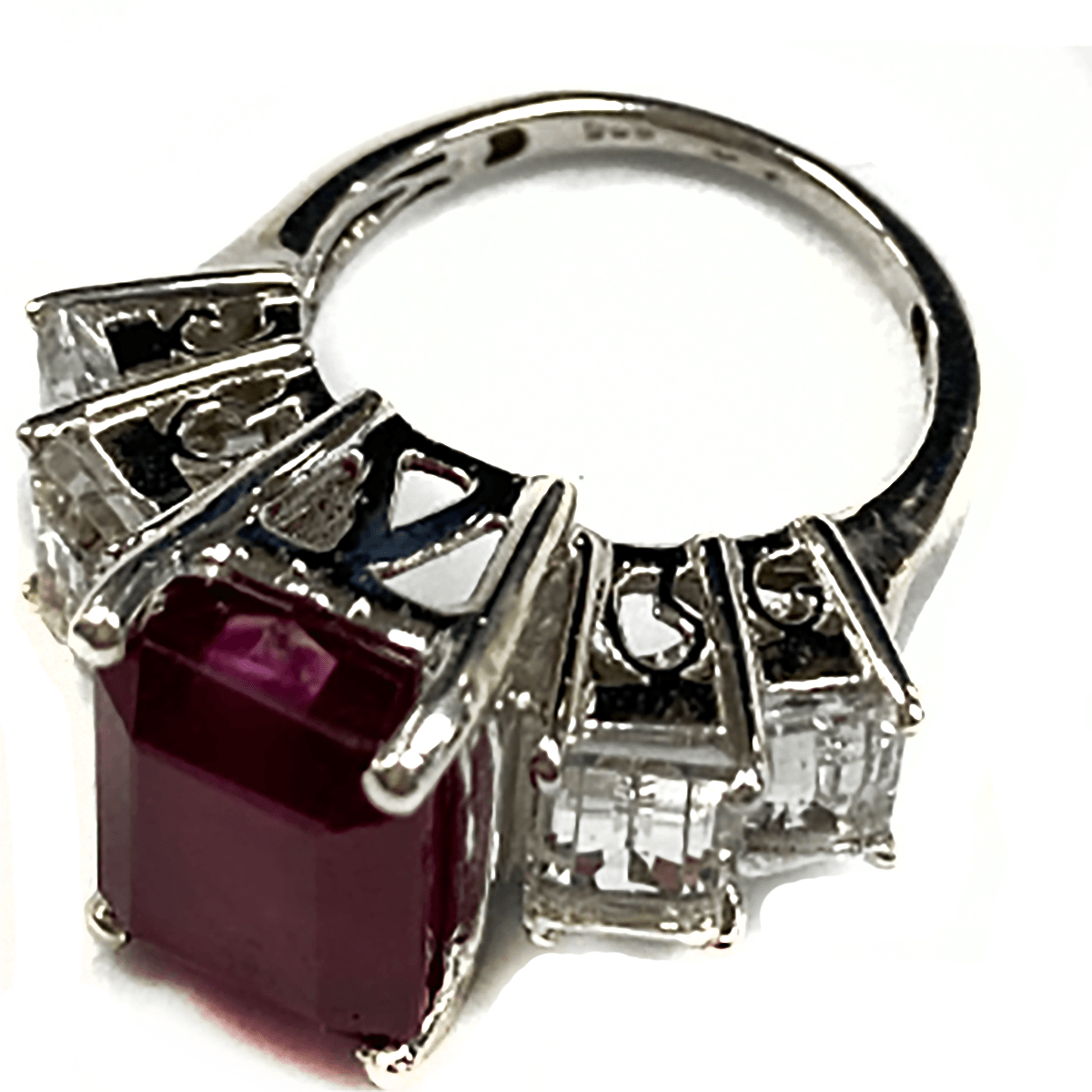 Great Lakes Boutique Silver &amp; Ruby Ring