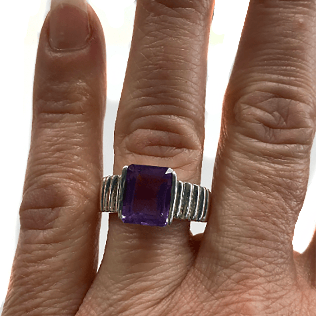 Great Lakes Boutique Silver &amp; Amethyst Ring