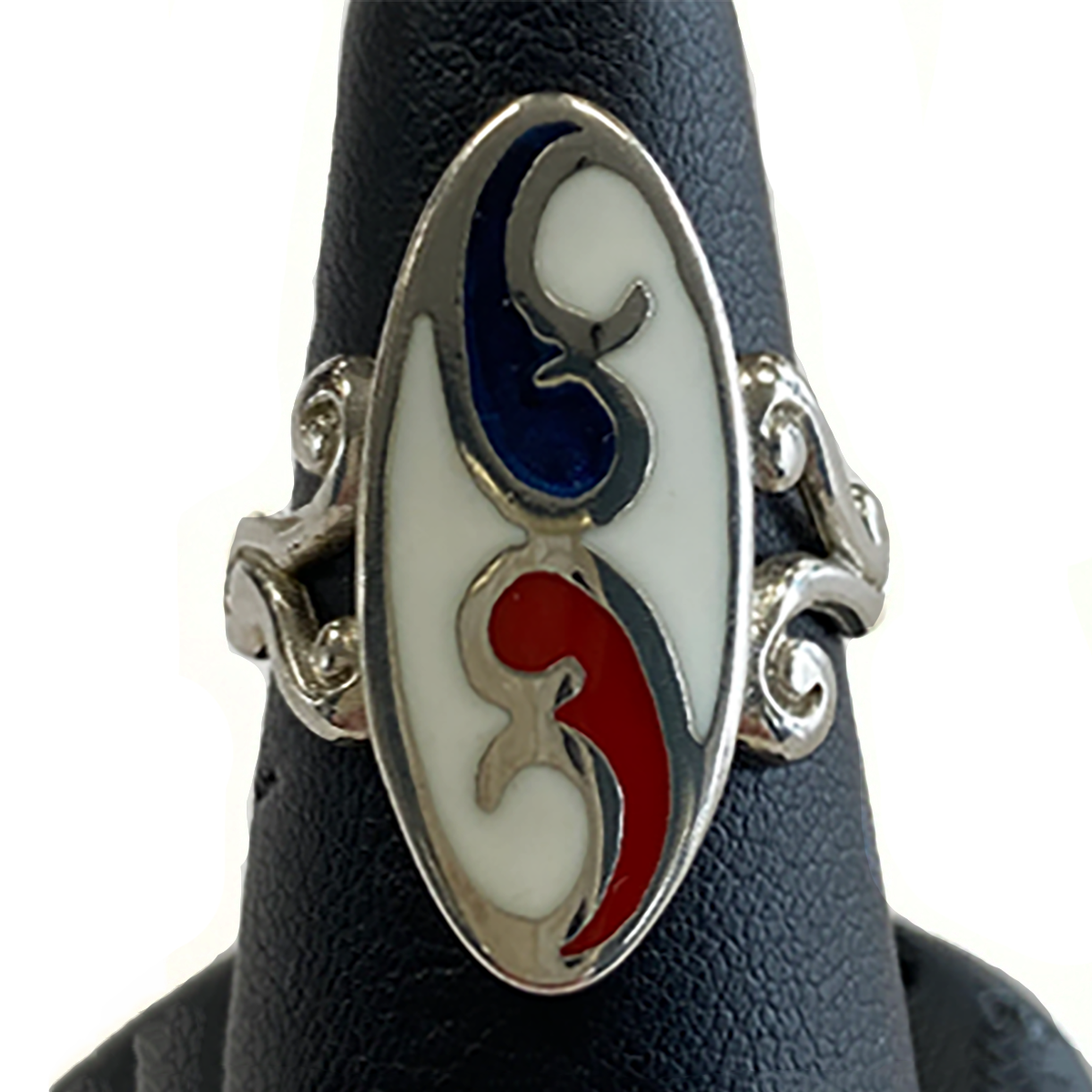 Great Lakes Boutique Silver and Enamel Ring