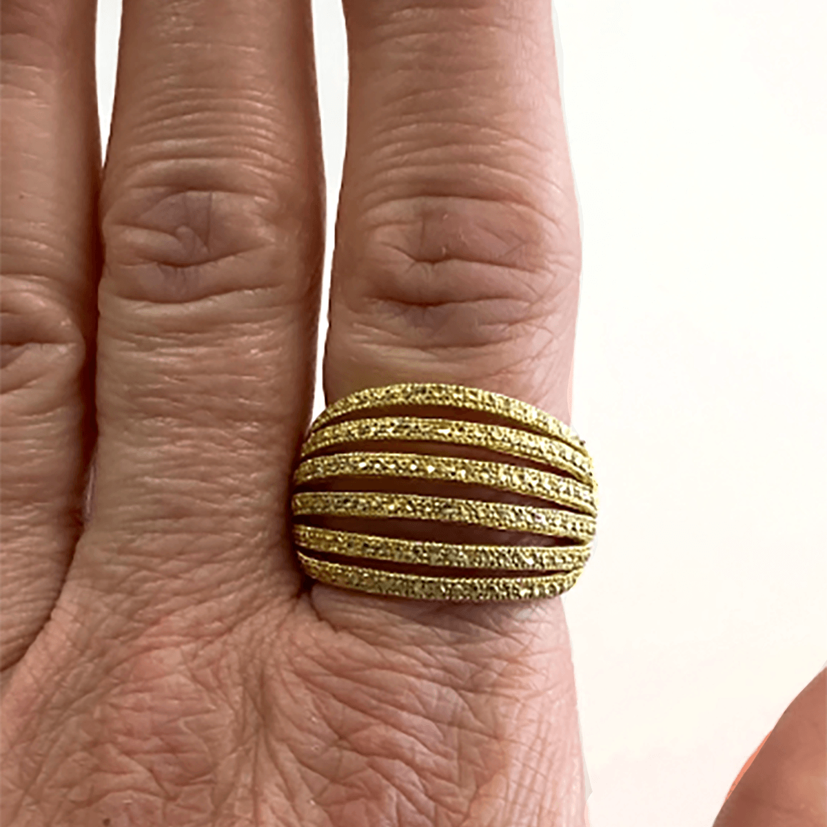 Great Lakes Boutique Gold Plated Statement Ring