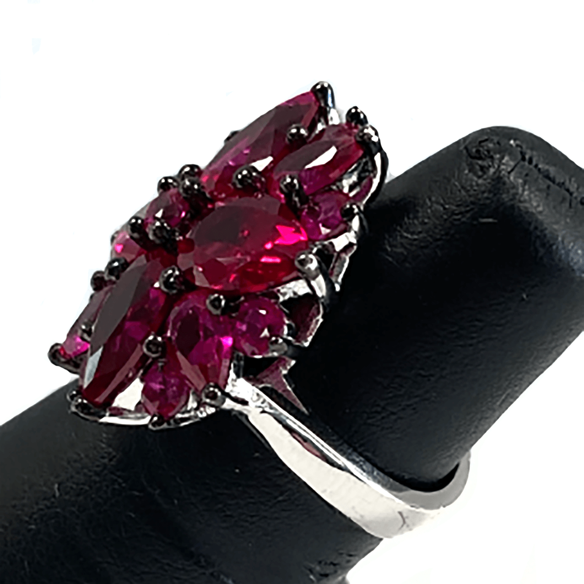 Great Lakes Boutique Silver &amp; Cubic Zirconia Statement Ring