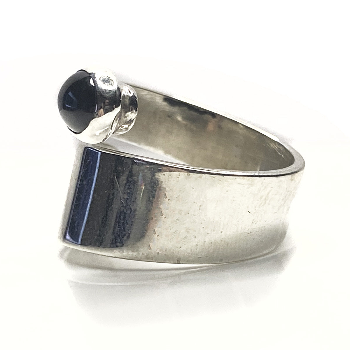 Great Lakes Boutique Silver &amp; Black Onyx Ring