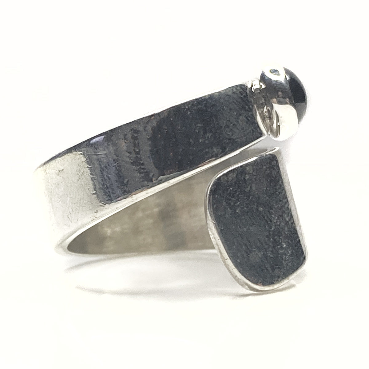 Great Lakes Boutique Silver &amp; Black Onyx Ring