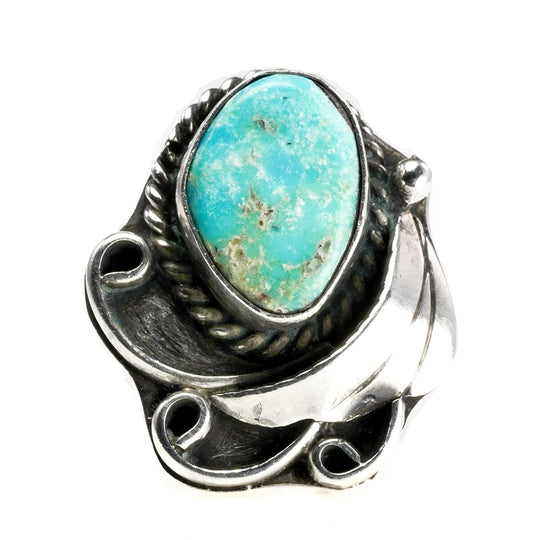 Native American Silver & Turquoise Ring