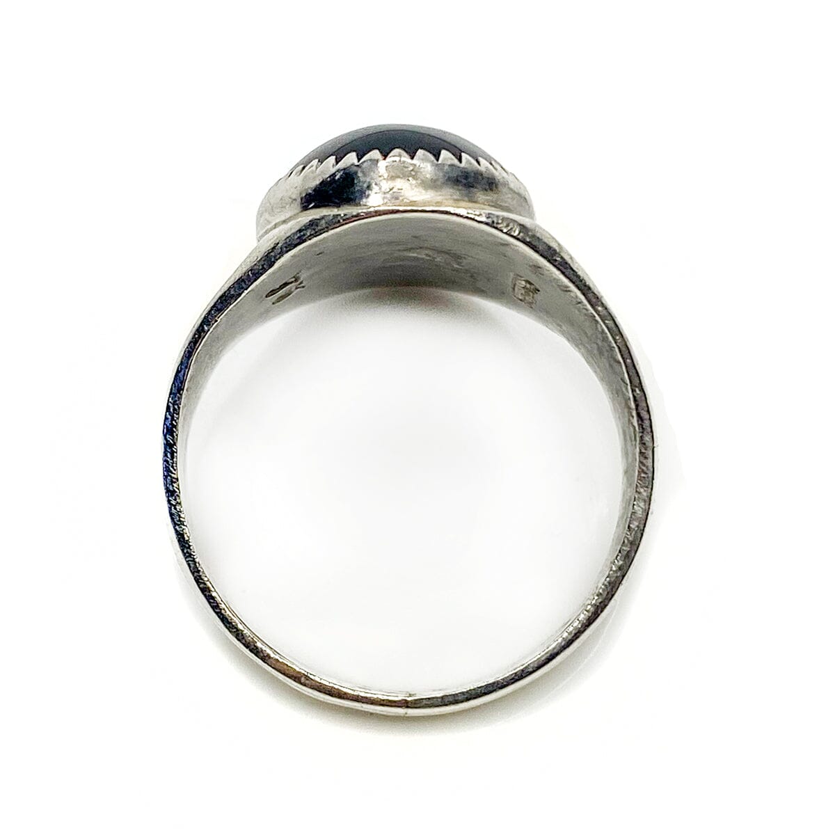 Great Lakes Boutique Native American Silver &amp; Black Onyx Ring