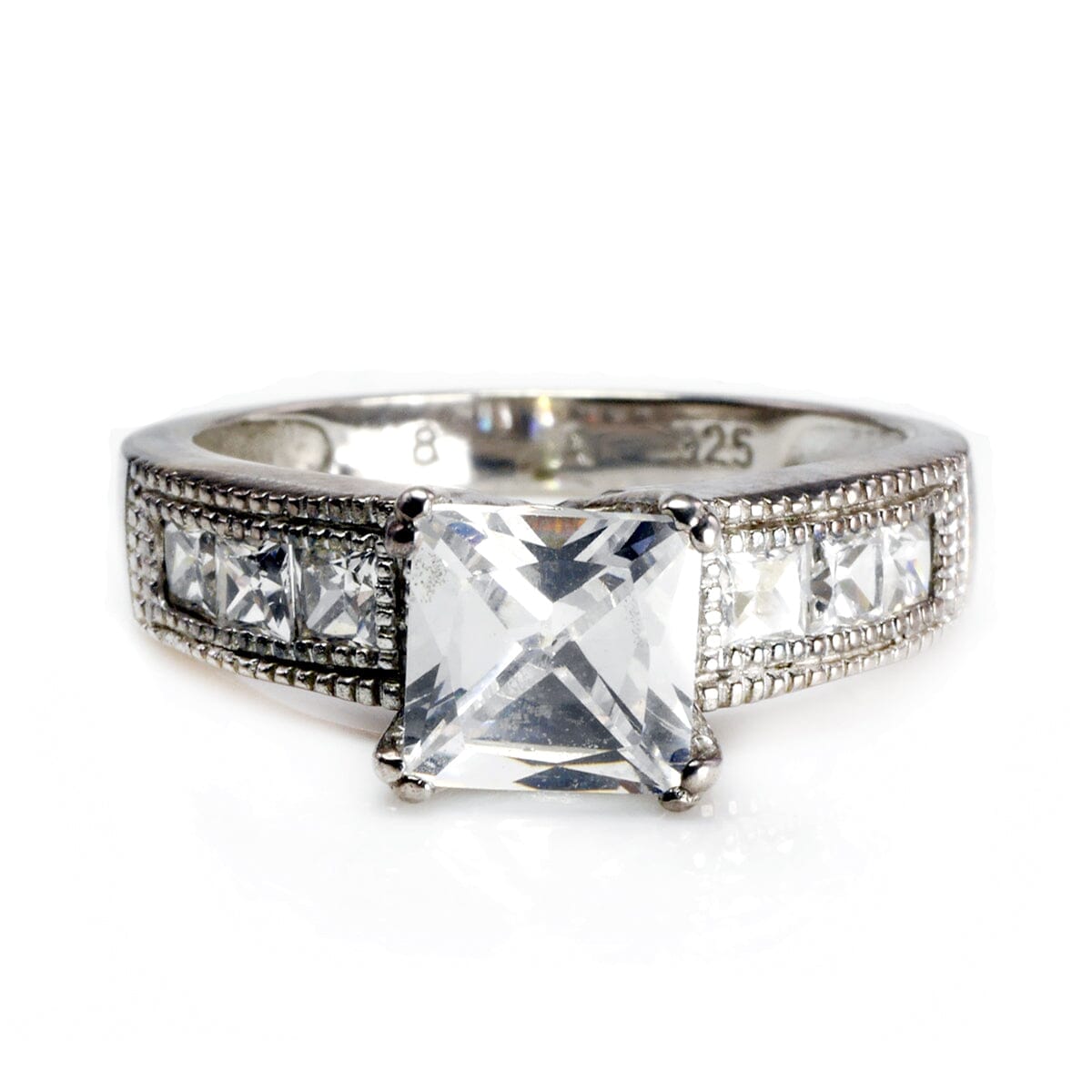 Great Lakes Boutique Sterling Silver and Cubic Zirconia Ring