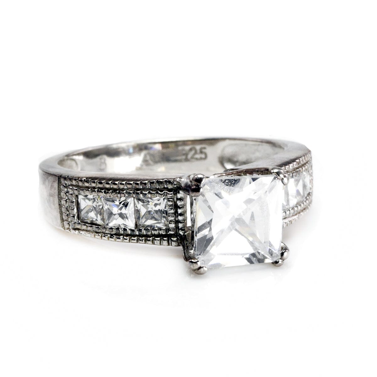 Great Lakes Boutique Sterling Silver and Cubic Zirconia Ring