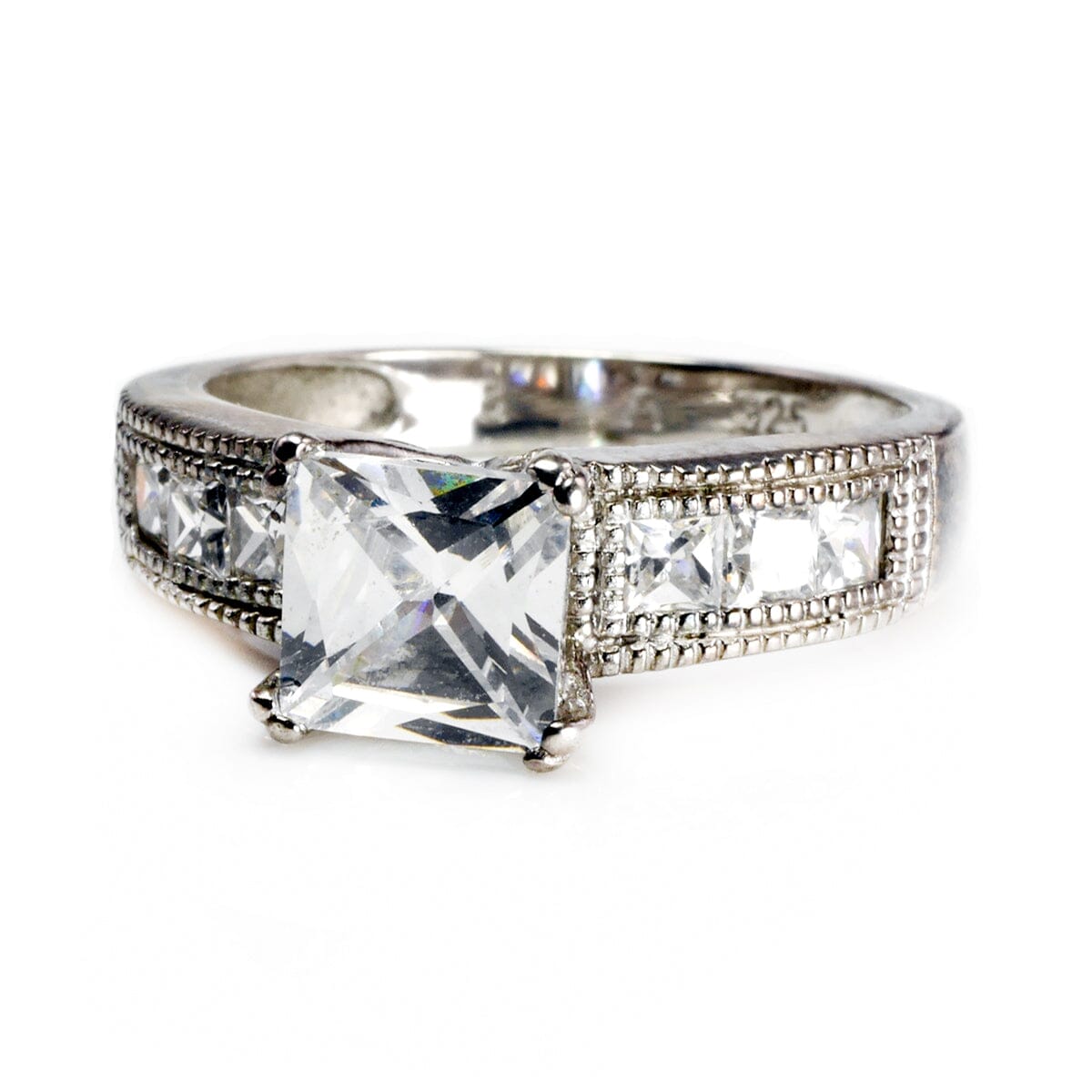 Great Lakes Boutique Sterling Silver and Cubic Zirconia Ring
