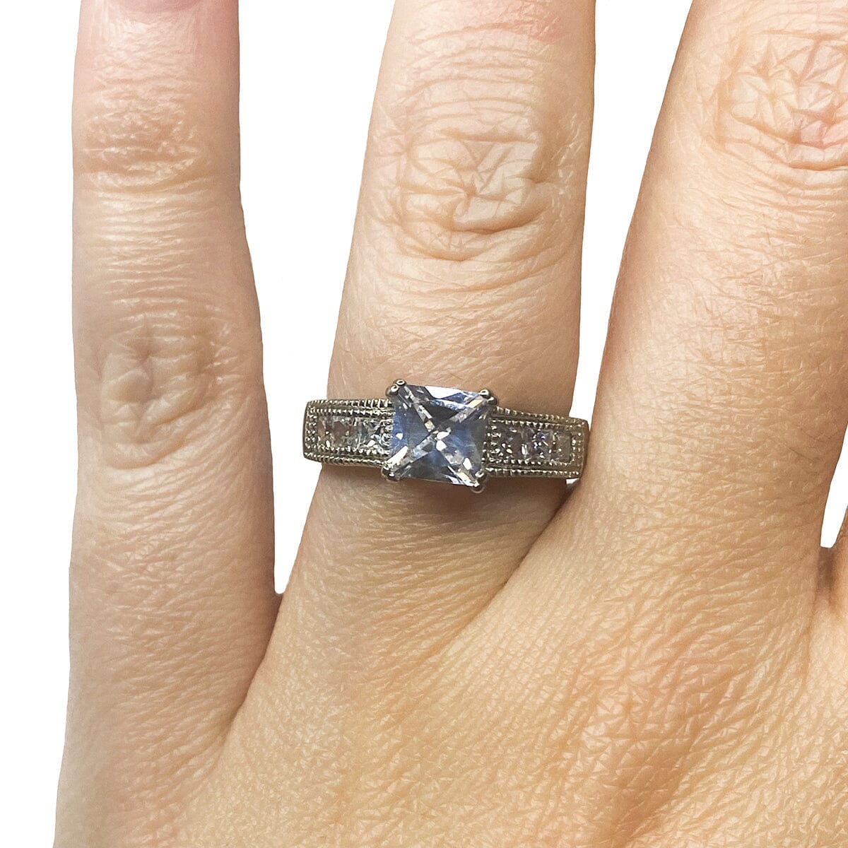 Great Lakes Boutique Sterling Silver and Cubic Zirconia Ring