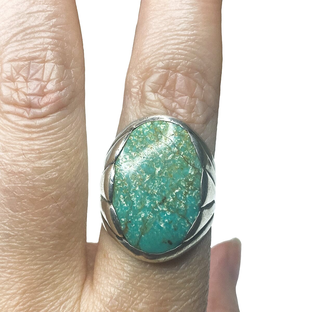 Great Lakes Boutique Silver and Turquoise Native American Ring