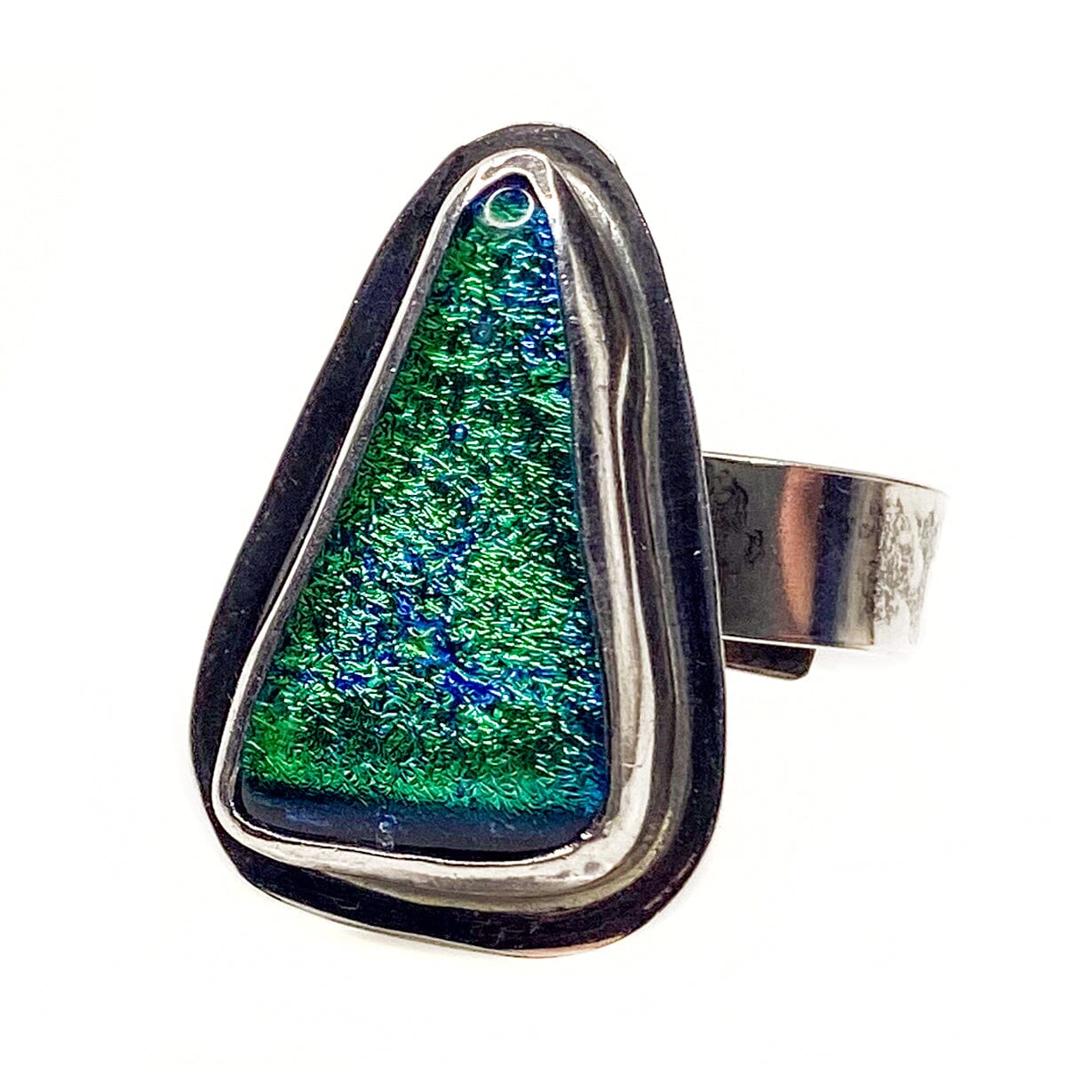 Great Lakes Boutique Silver and Dichroic Ring