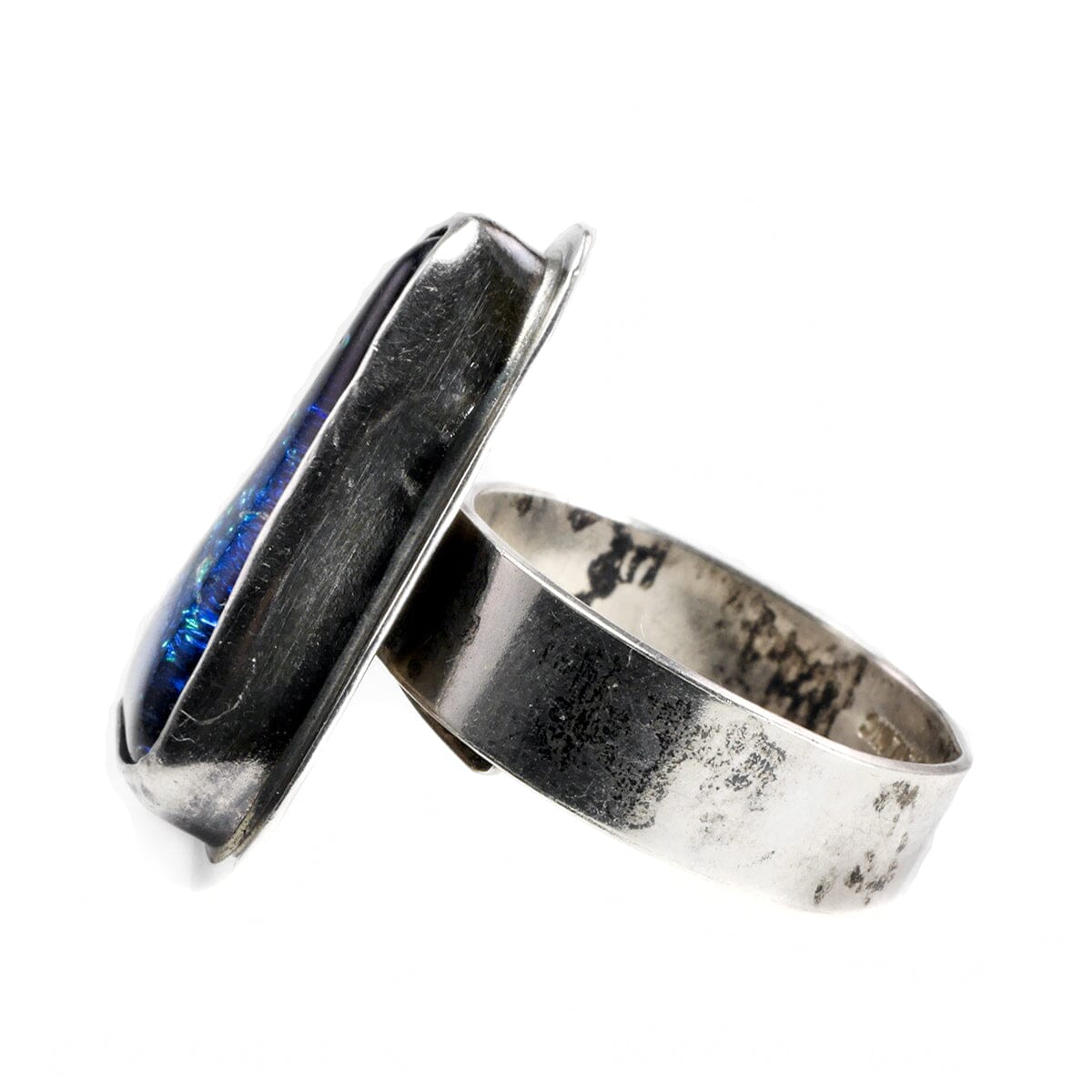 Great Lakes Boutique Silver and Dichroic Ring