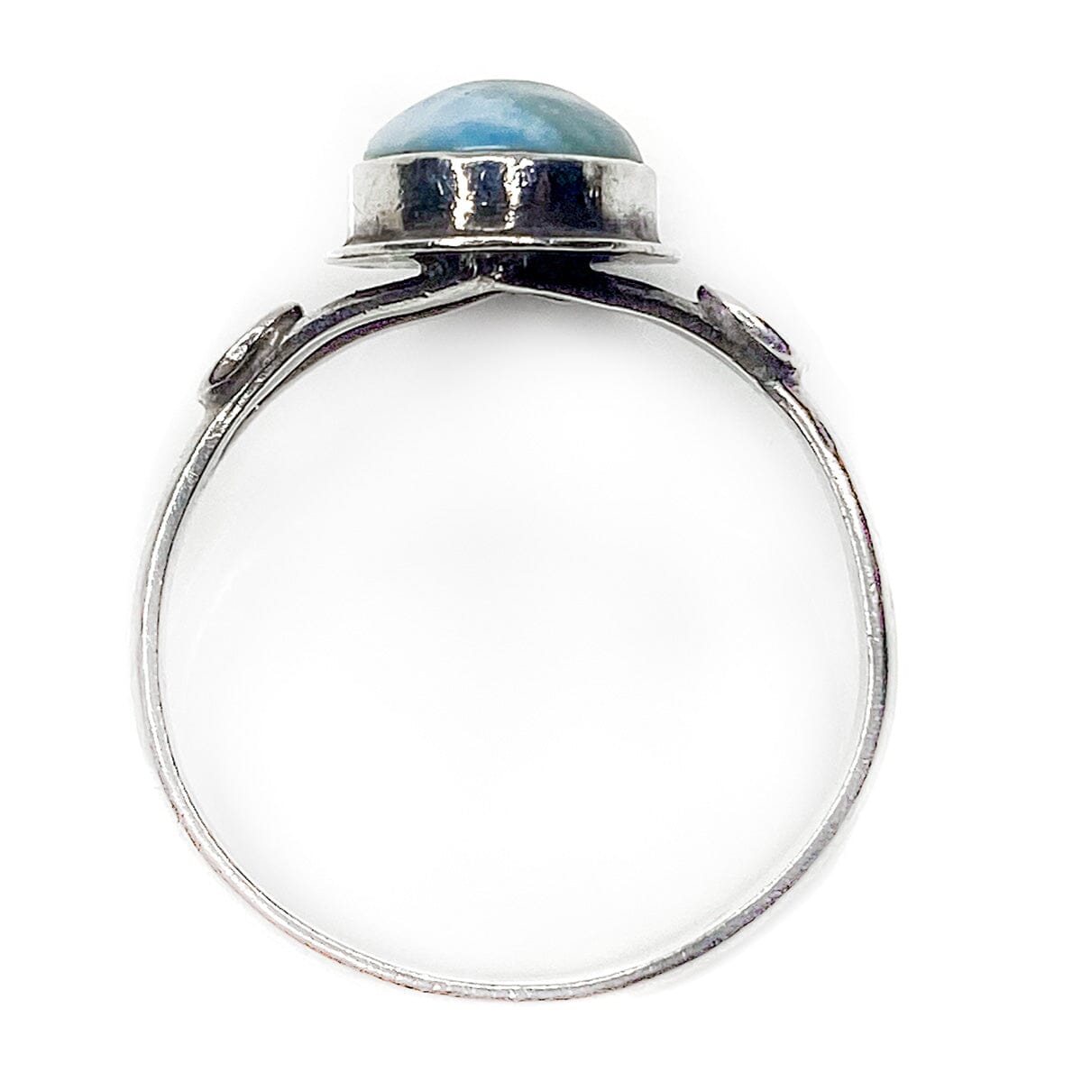 Great Lakes Boutique Handmade Silver &amp; Larimar Ring