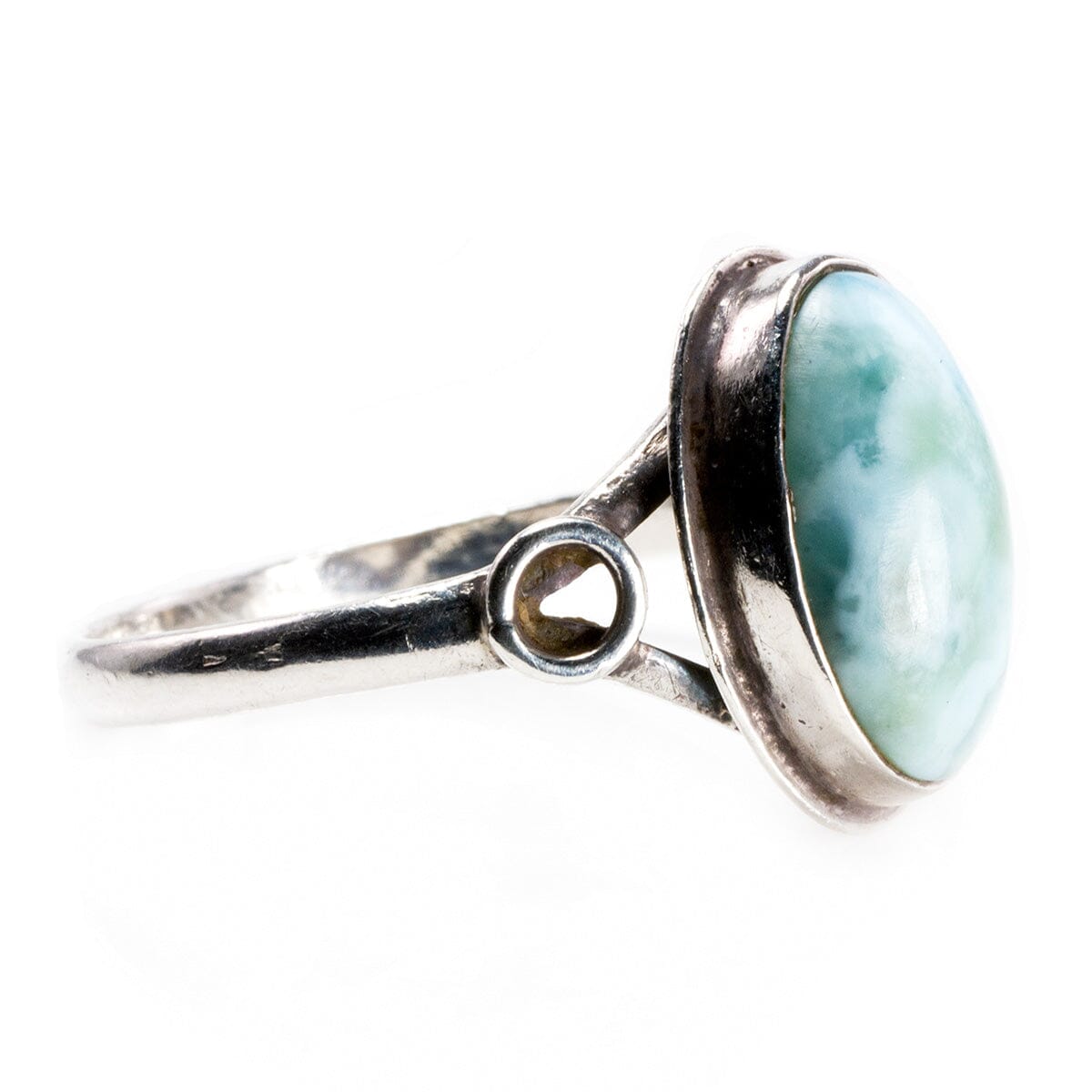Great Lakes Boutique Handmade Silver &amp; Larimar Ring