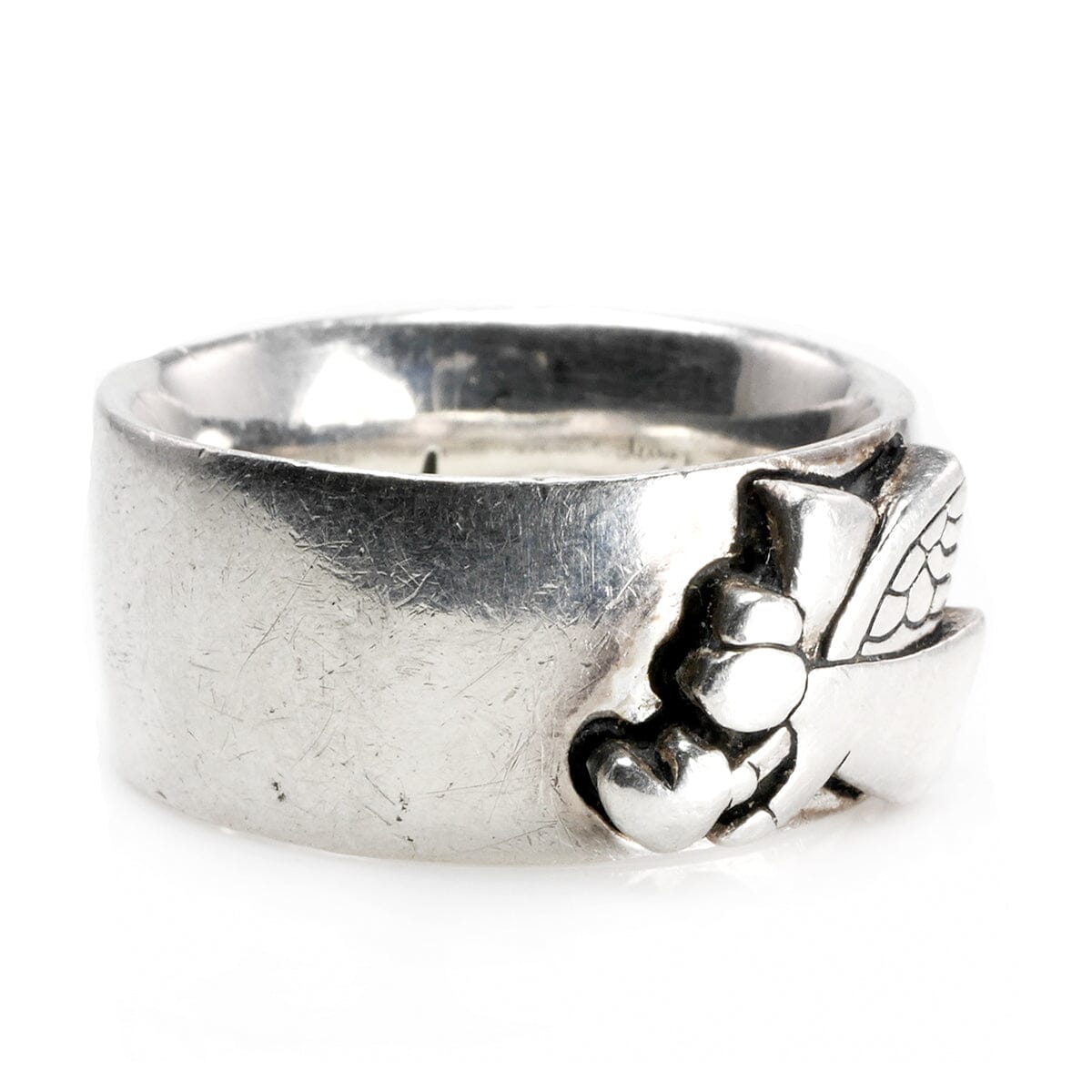 Great Lakes Boutique Silver Guardian Angel Ring