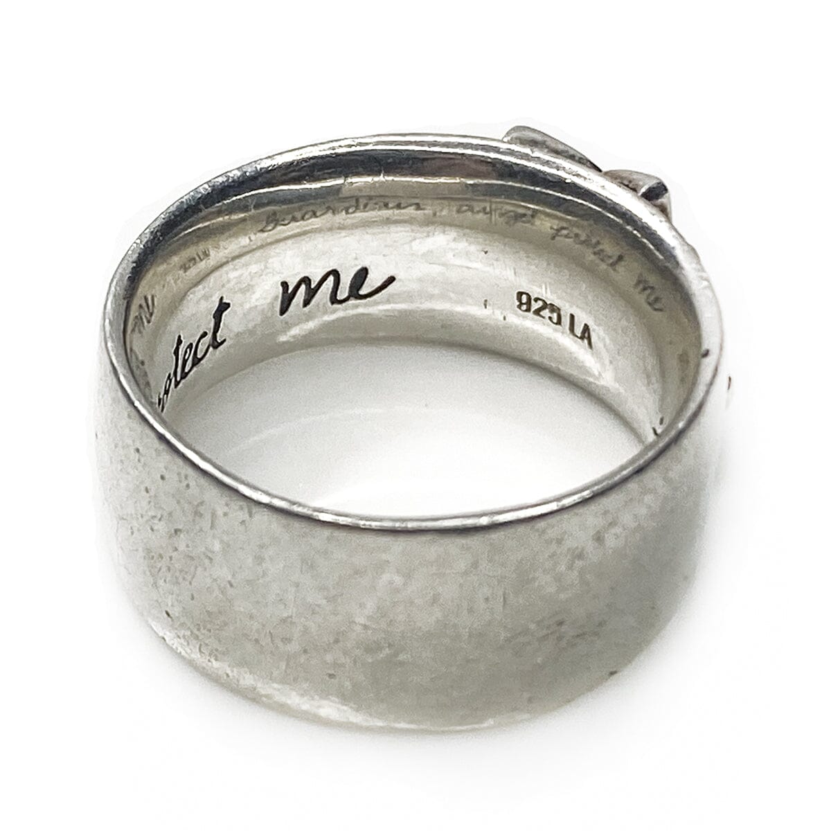 Great Lakes Boutique Silver Guardian Angel Ring