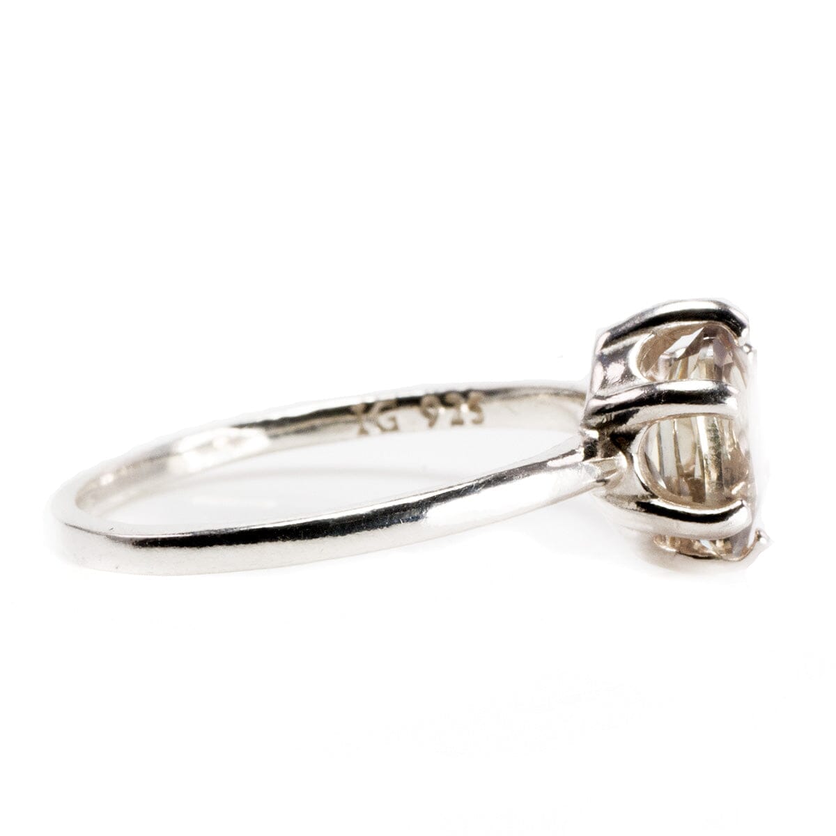 Great Lakes Boutique Silver &amp; Yellow Amethyst Ring