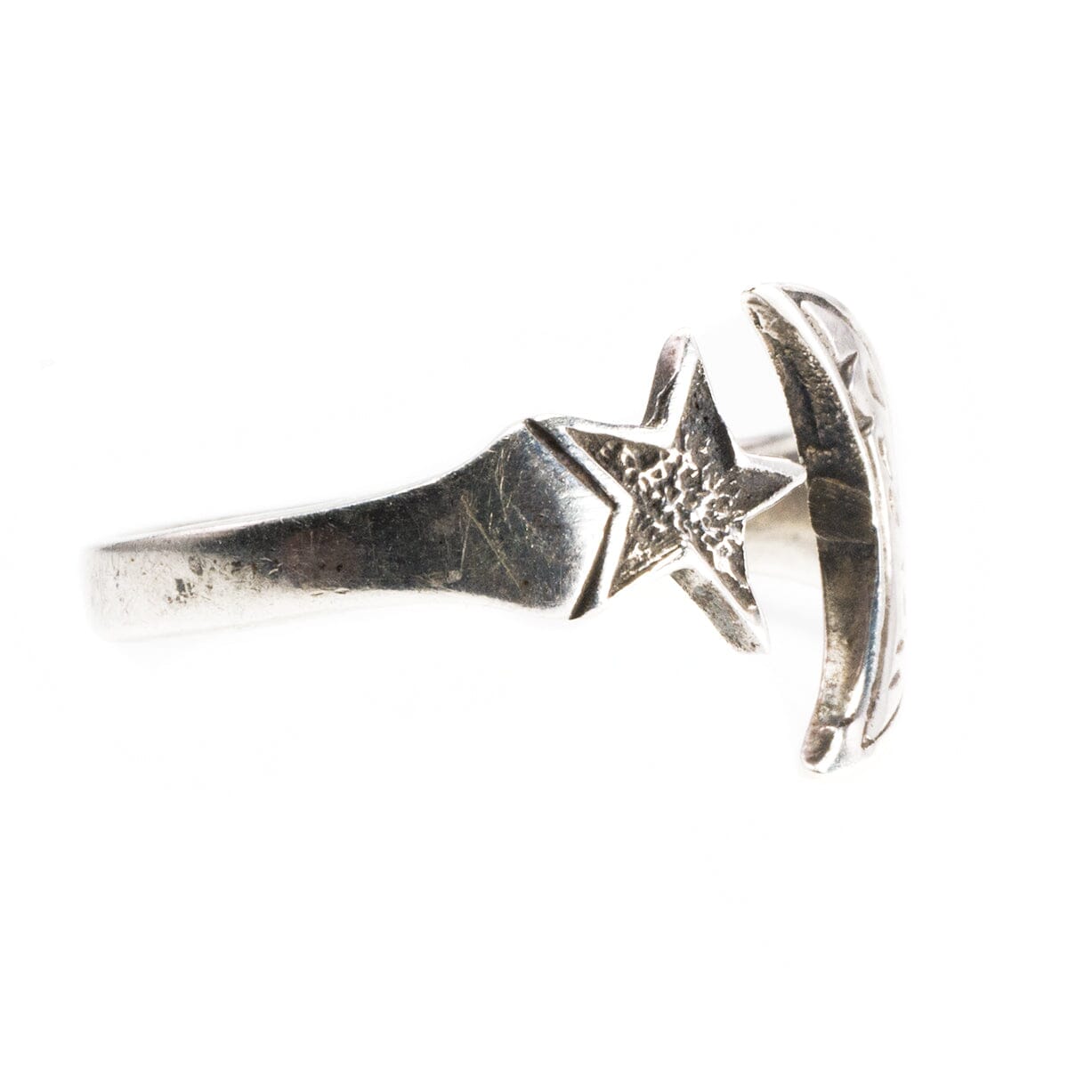 Great Lakes Boutique Silver Moon &amp; Star Ring