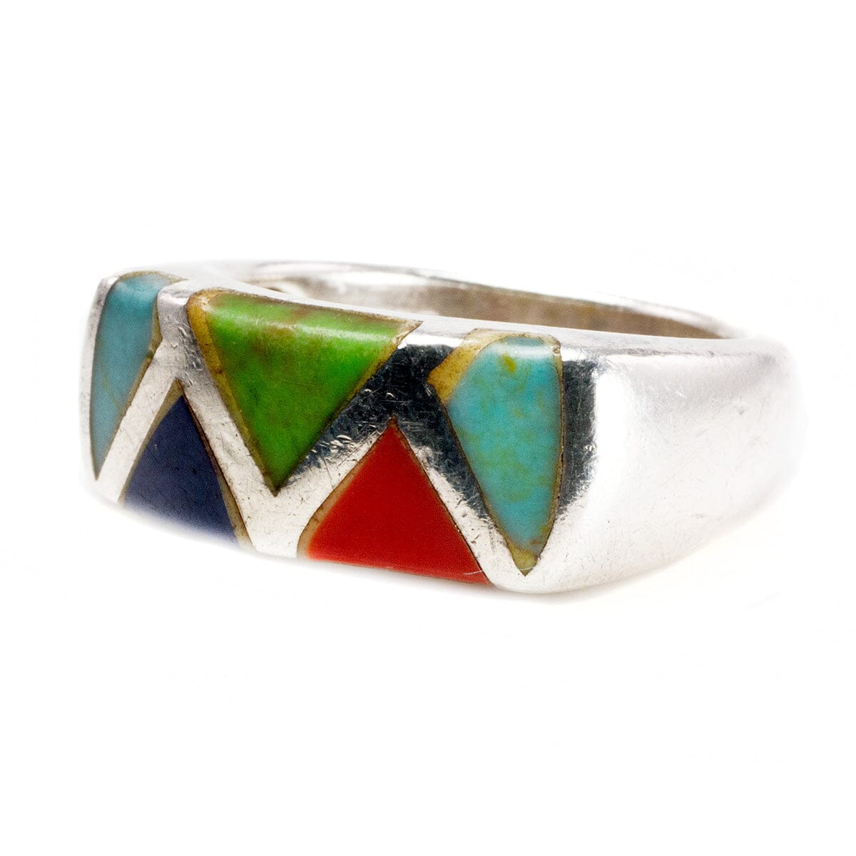 Great Lakes Boutique Southwestern Silver &amp; Gemstone Band