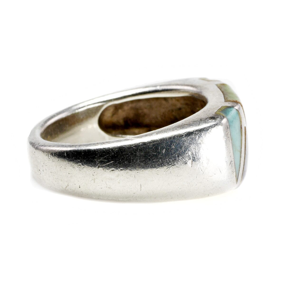 Great Lakes Boutique Southwestern Silver &amp; Gemstone Band
