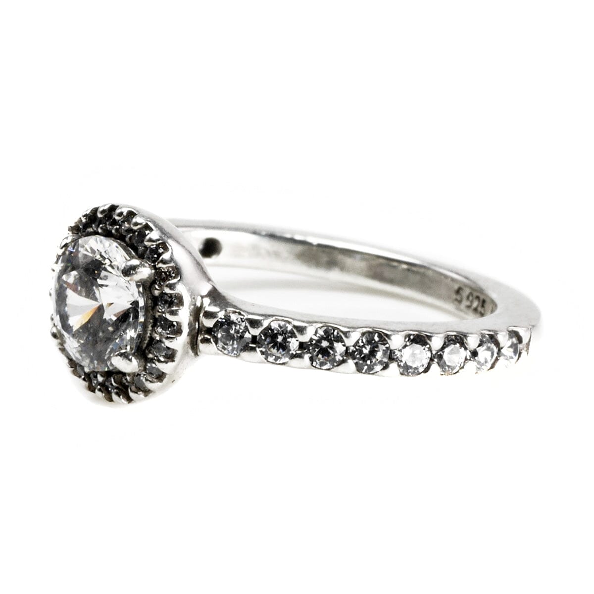 Great Lakes Boutique Pandora Silver Halo Ring