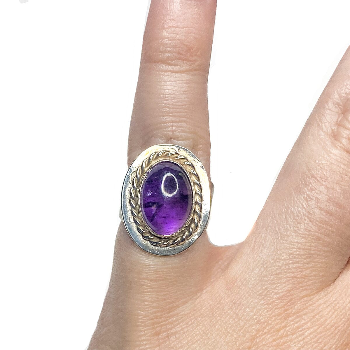 Great Lakes Boutique Silver Amethyst Ring