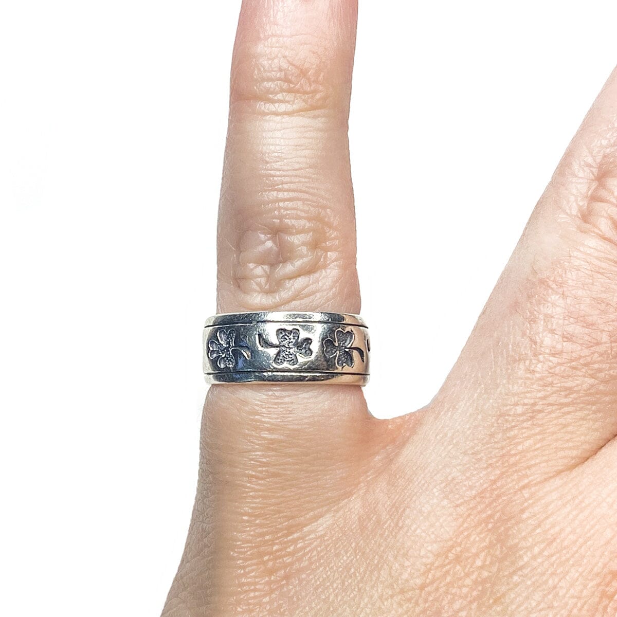 Great Lakes Boutique Silver Shamrock Ring