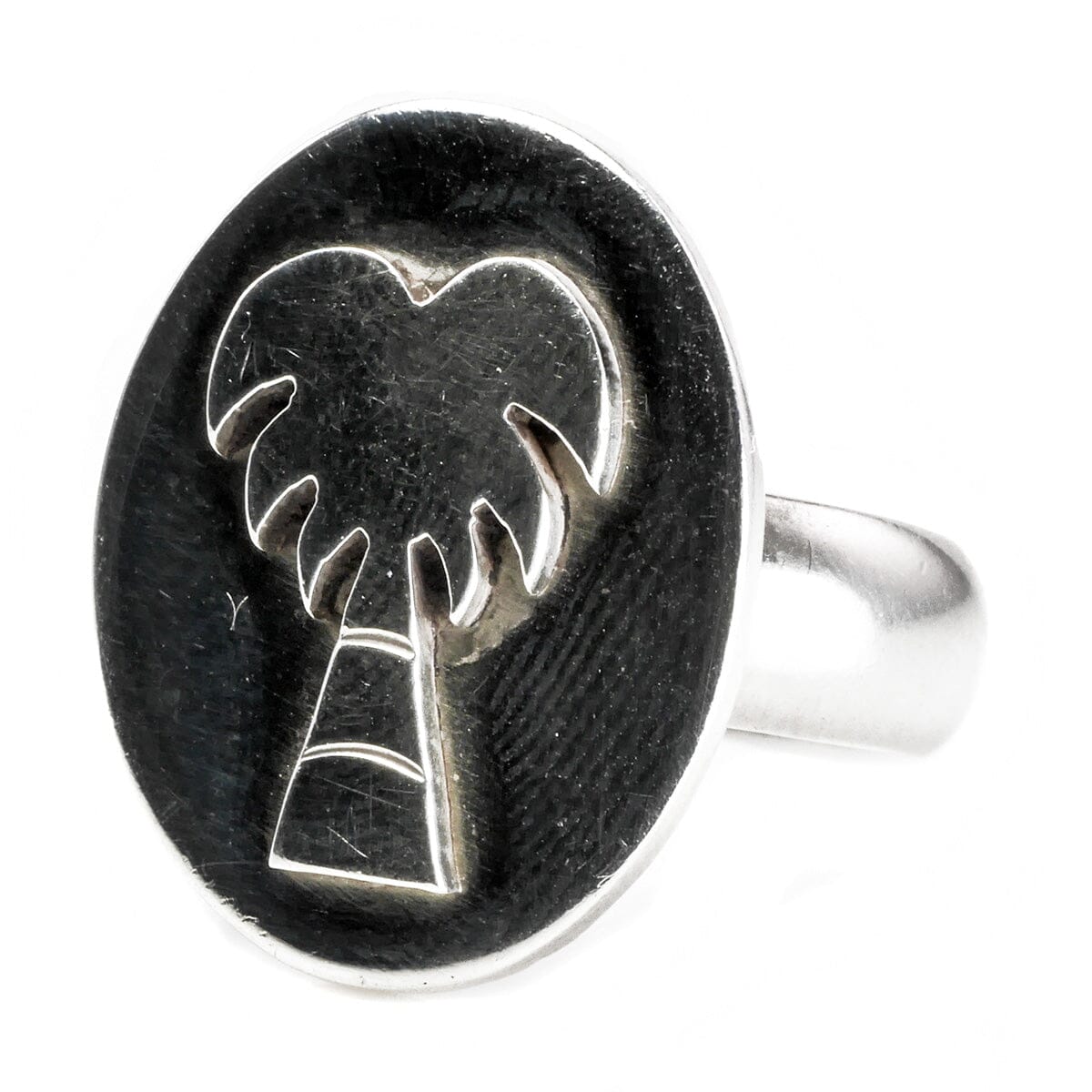 Great Lakes Boutique Silver Palm Tree Ring