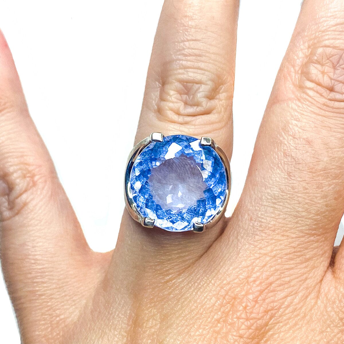Great Lakes Boutique Silver &amp; Blue Quartz Ring