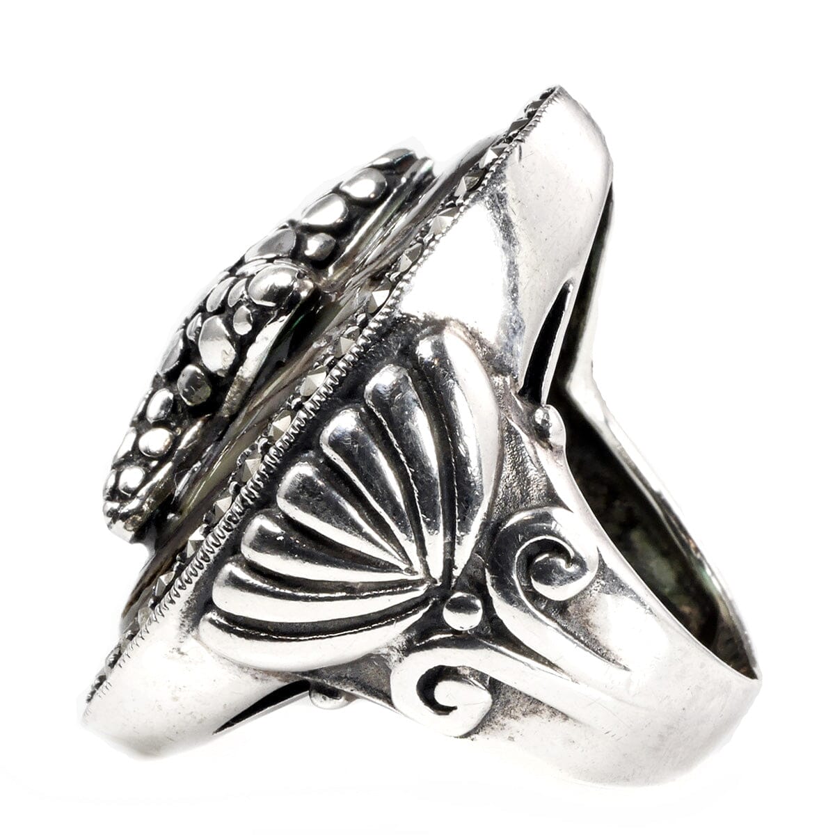 Great Lakes Boutique Silver & Abalone Starfish Ring