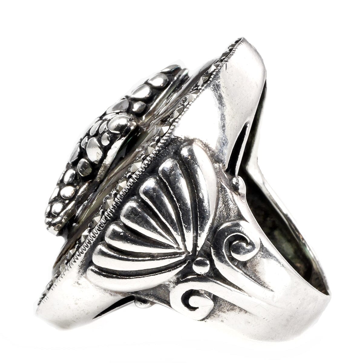 Great Lakes Boutique Silver &amp; Abalone Starfish Ring