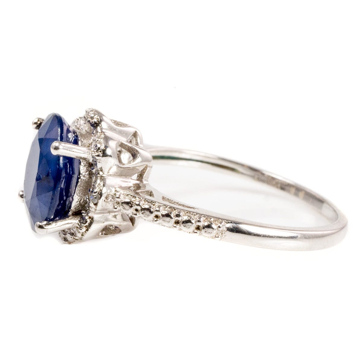 Great Lakes Boutique Silver &amp; Sapphire Diamond Ring