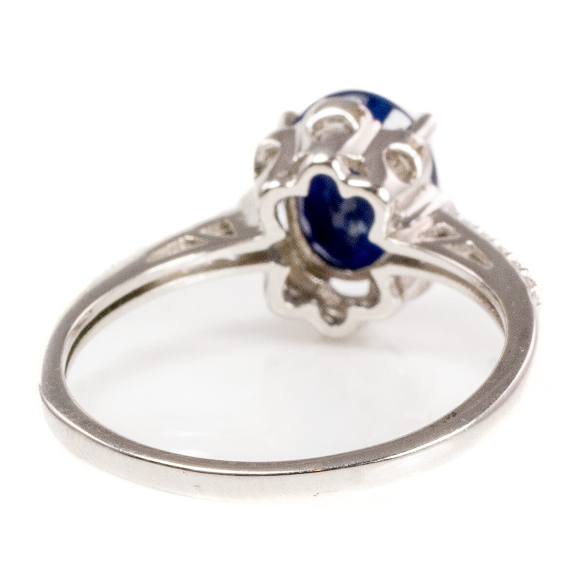 Great Lakes Boutique Silver &amp; Sapphire Diamond Ring