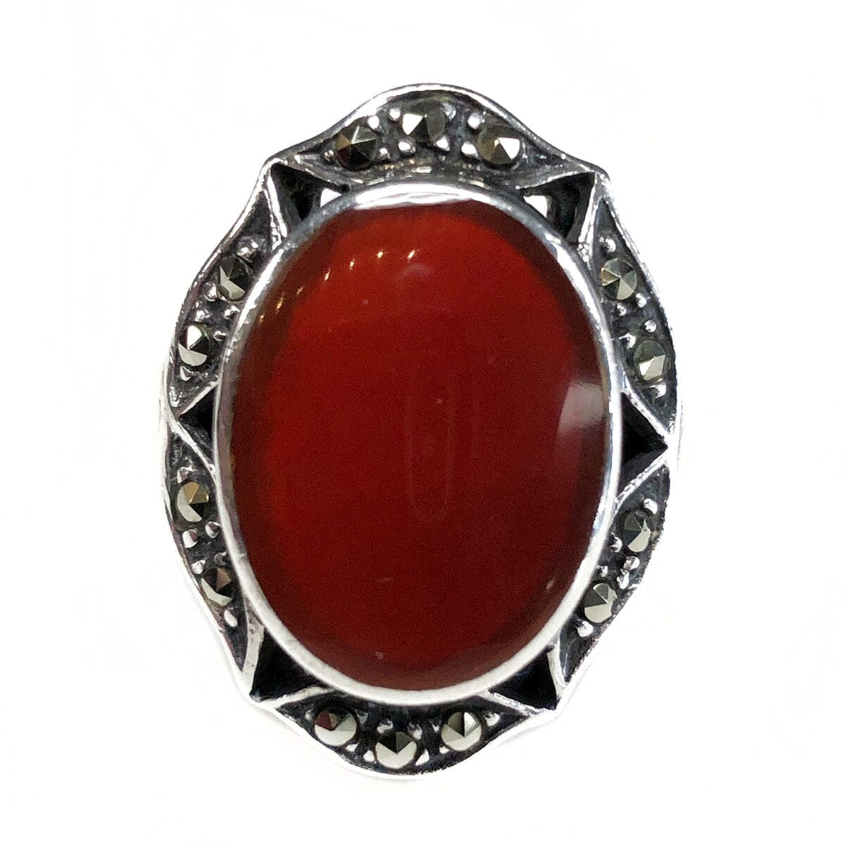 Great Lakes Boutique Silver &amp; Carnelian Ring