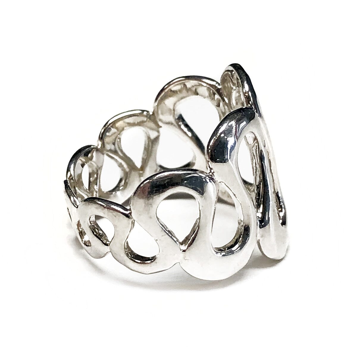 Great Lakes Coin Robert Lee Morris Studio Silver Swirl Wave Ring
