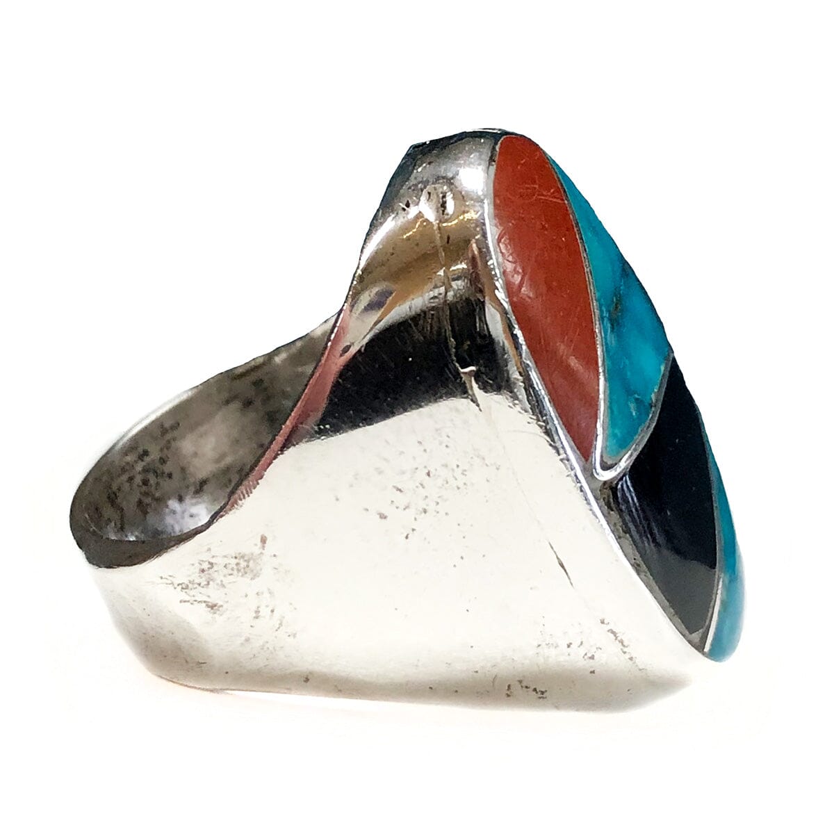 Great Lakes Coin Navajo Silver &amp; Turquoise Ring