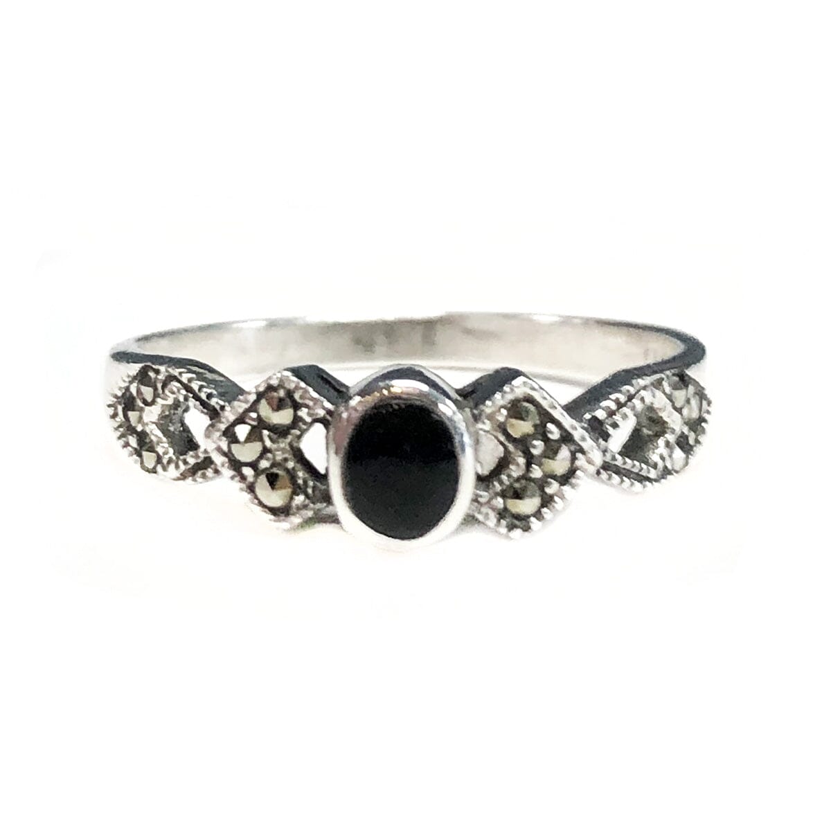 Great Lakes Coin Charles Winston Silver &amp; Onyx Ring