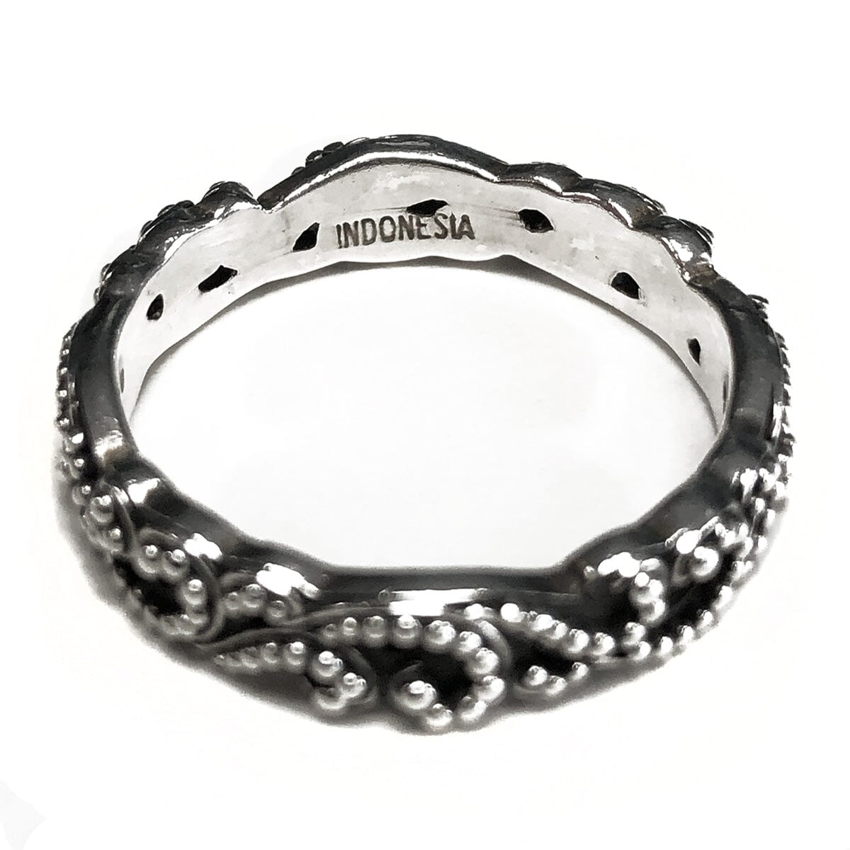 Great Lakes Coin Lois Hill Silver Granulated Oxidized Ring
