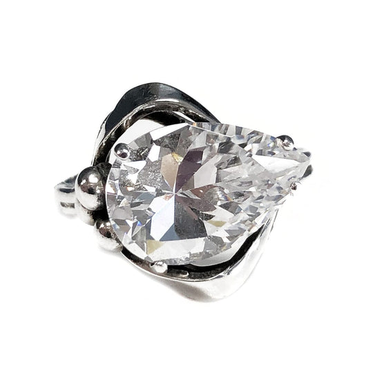 Silver & Cubic Zirconia Ring